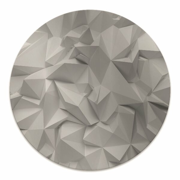 Chair mat floor panels protector Abstraction White