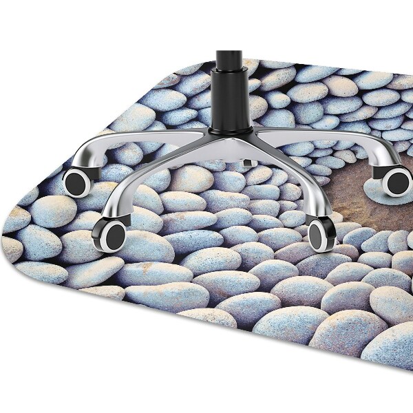 Desk chair mat The circle of stones