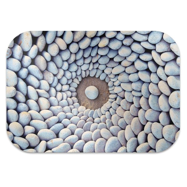 Desk chair mat The circle of stones
