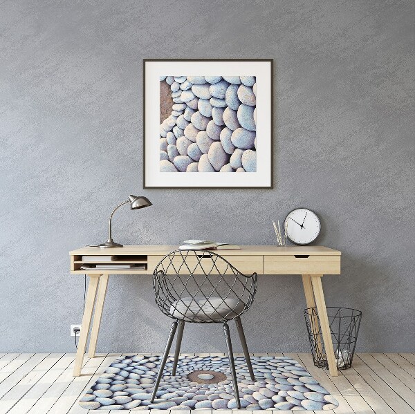 Desk chair mat The circle of stones