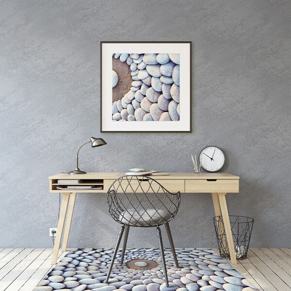 Desk chair mat The circle of stones