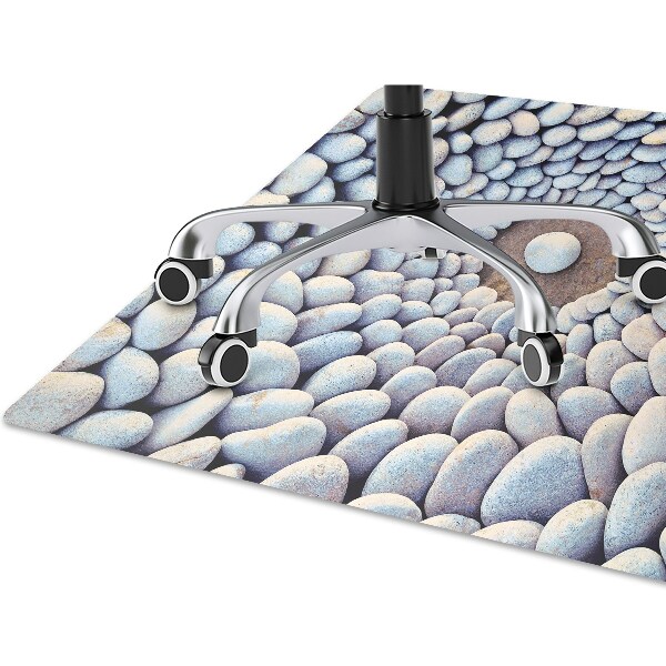 Desk chair mat The circle of stones