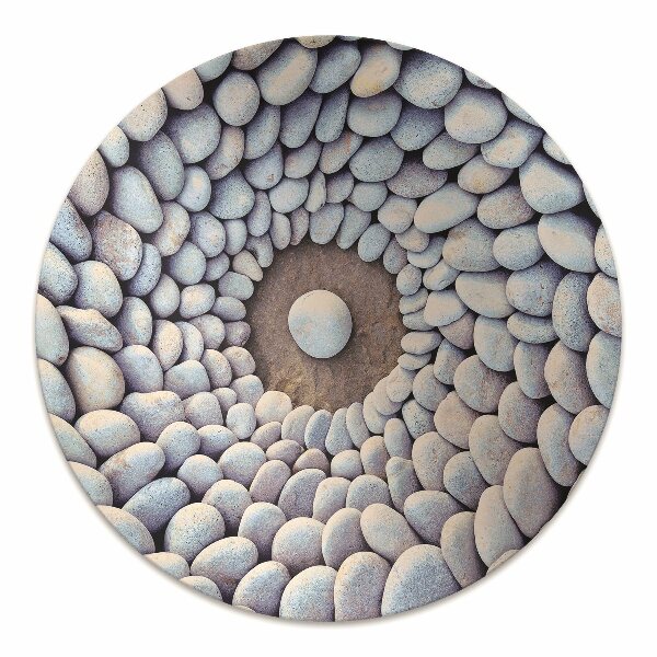 Desk chair mat The circle of stones