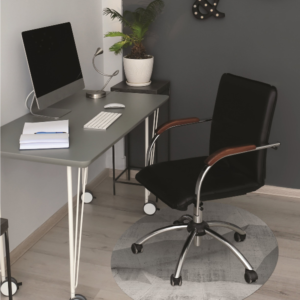 Chair mat floor panels protector Abstraction concrete