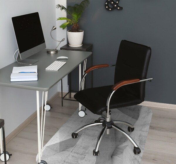 Chair mat floor panels protector Abstraction concrete