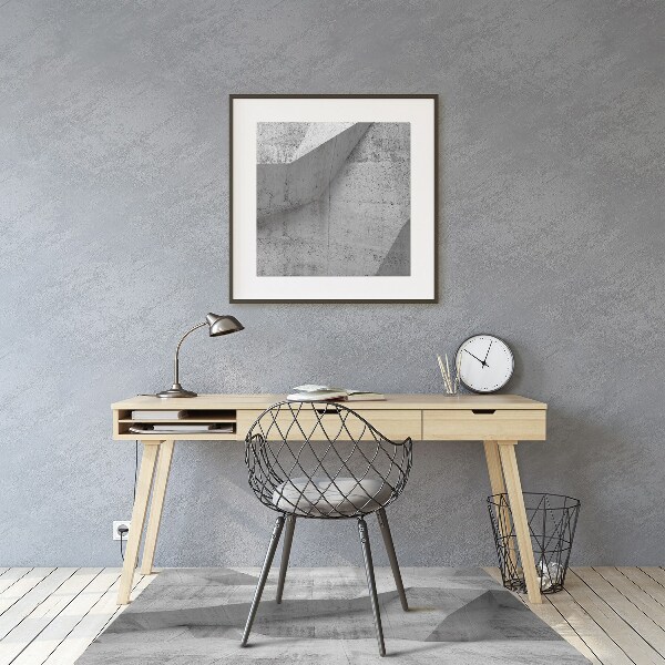 Chair mat floor panels protector Abstraction concrete