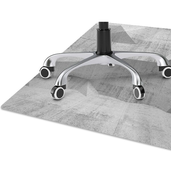 Chair mat floor panels protector Abstraction concrete