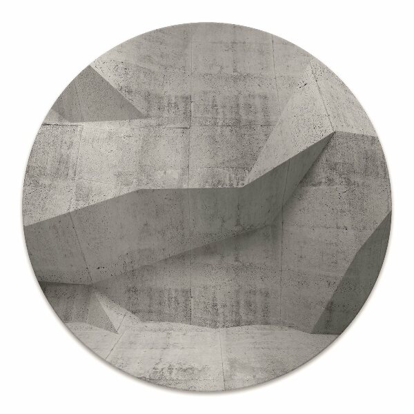 Chair mat floor panels protector Abstraction concrete