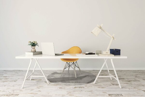 Chair mat floor panels protector Abstraction concrete