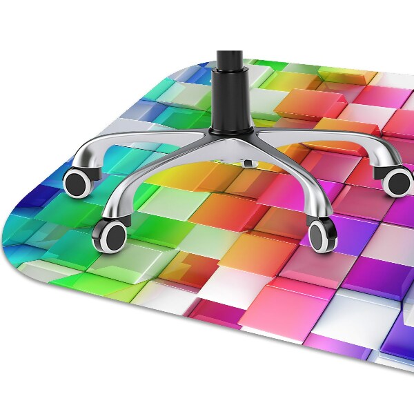 Chair mat Abstraction color