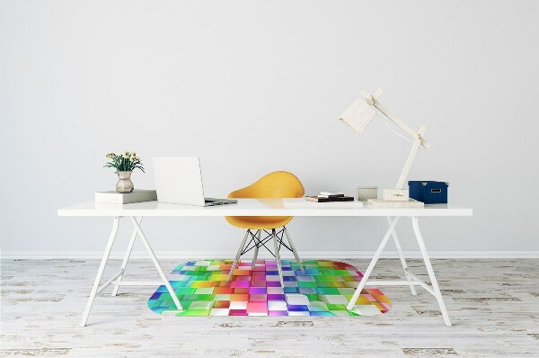 Chair mat Abstraction color