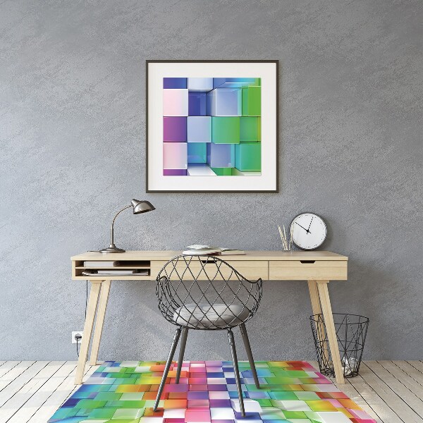 Chair mat Abstraction color