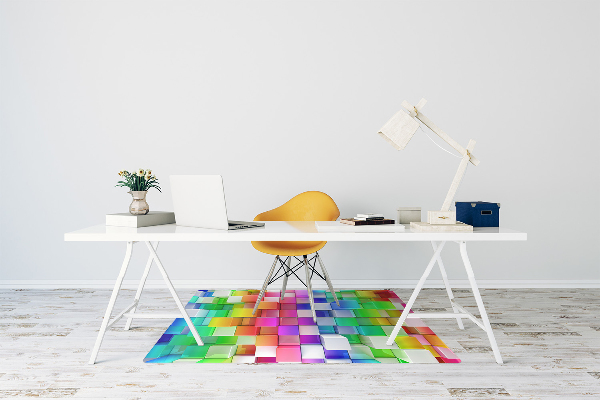 Chair mat Abstraction color