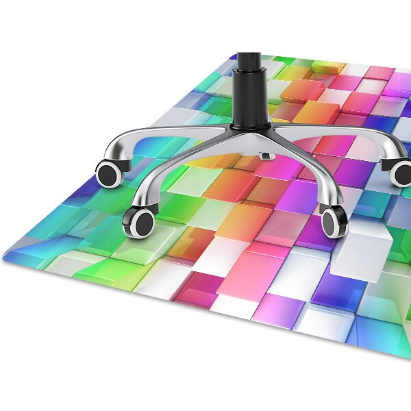 Chair mat Abstraction color
