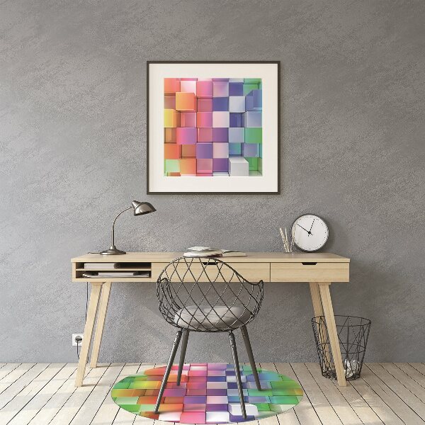 Chair mat Abstraction color