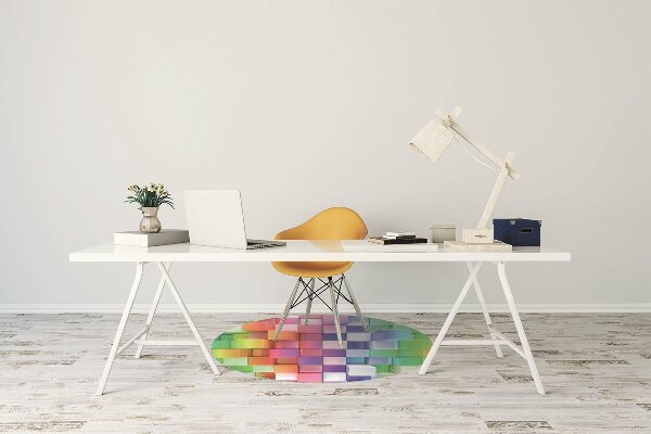 Chair mat Abstraction color
