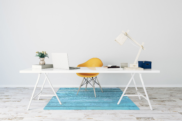 Office chair floor protector blue boards