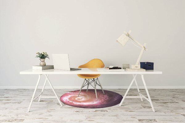 Desk chair mat Space vortex