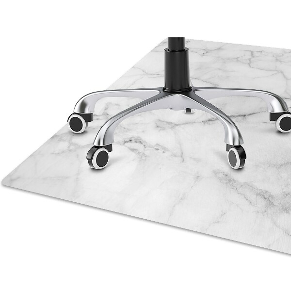 Computer chair mat Marble gray