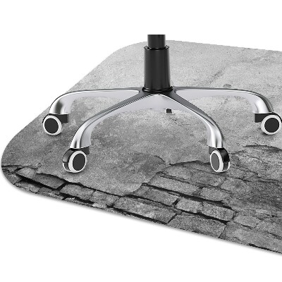 Office chair floor protector old stone wall