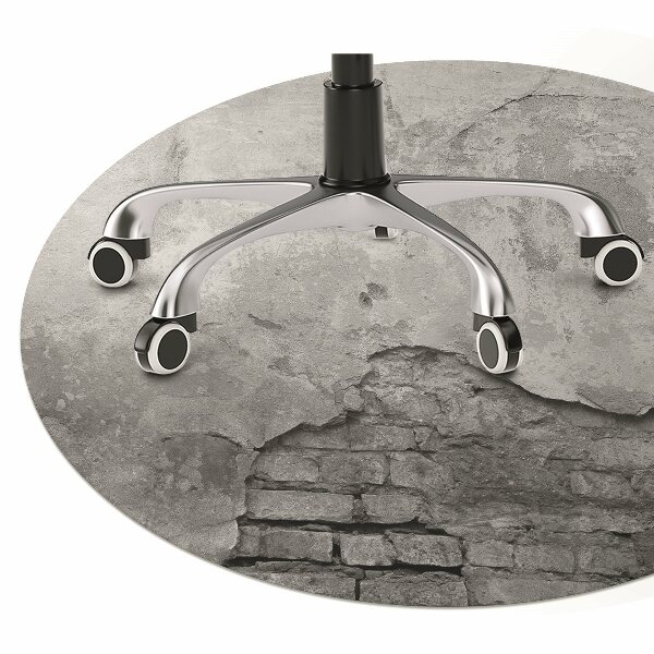 Office chair floor protector old stone wall