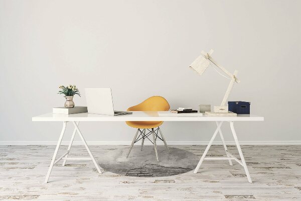 Office chair floor protector old stone wall