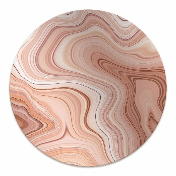 Office chair mat Abstraction ecru