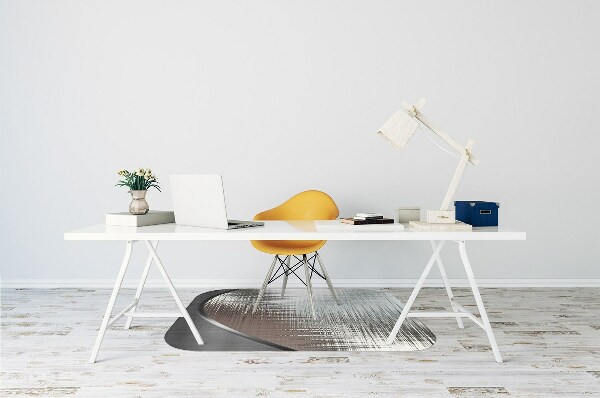 Office chair mat Abstraction silver