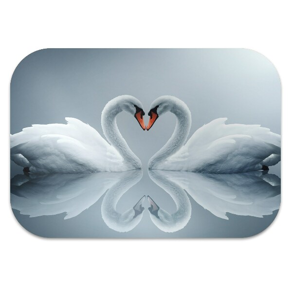 Office chair mat Swans