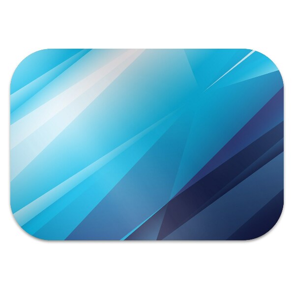 Computer chair mat blue shift