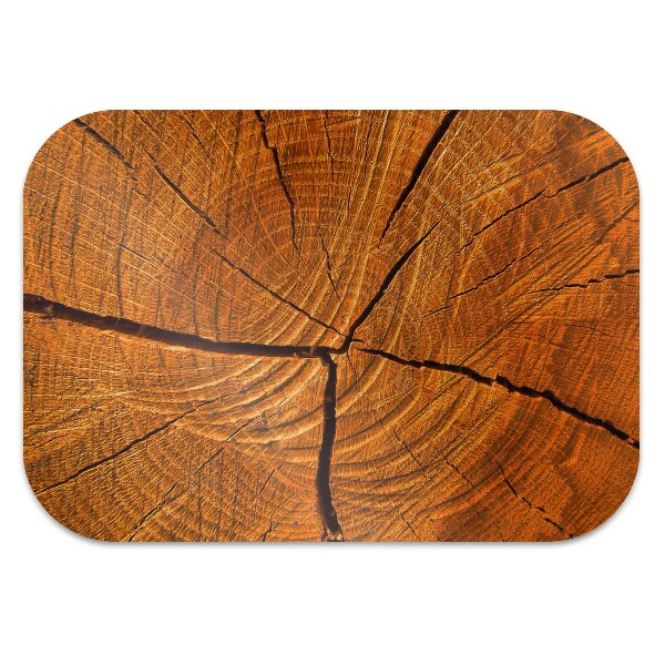 Desk chair mat Tree trunk