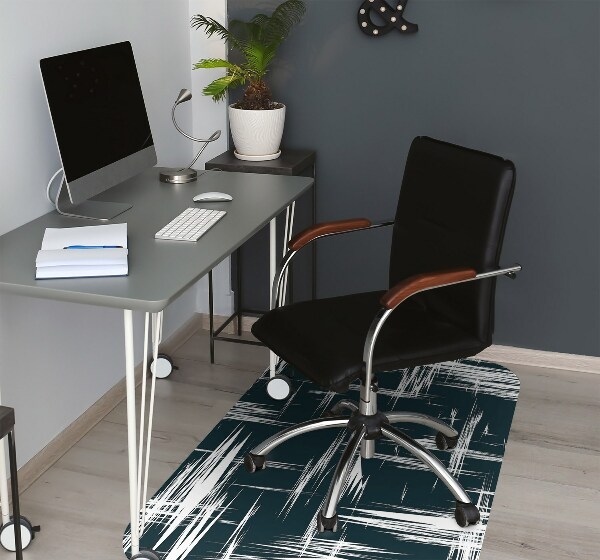 Chair mat floor panels protector white scratches