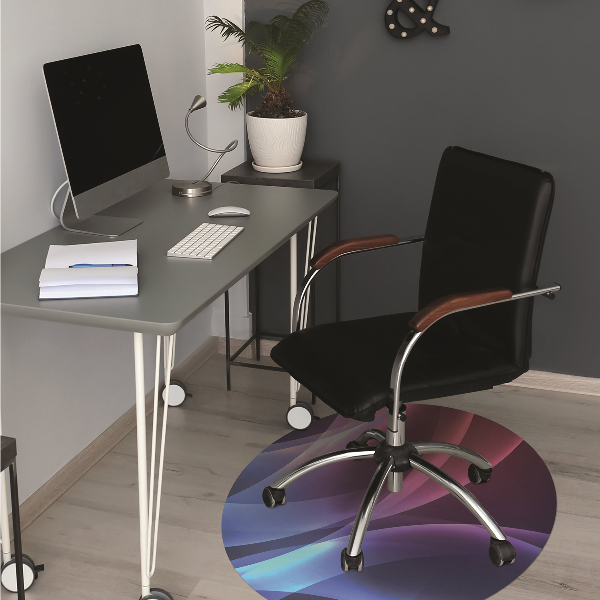 Chair mat floor panels protector pink transition