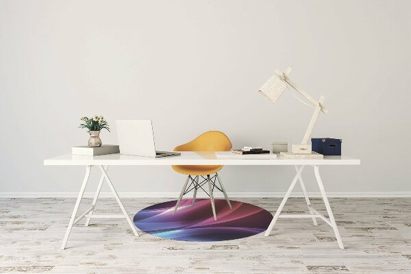 Chair mat floor panels protector pink transition