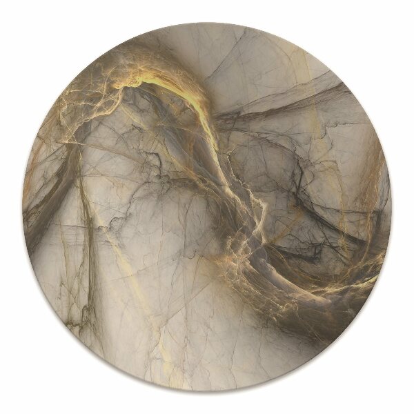 Computer chair mat Marble gold