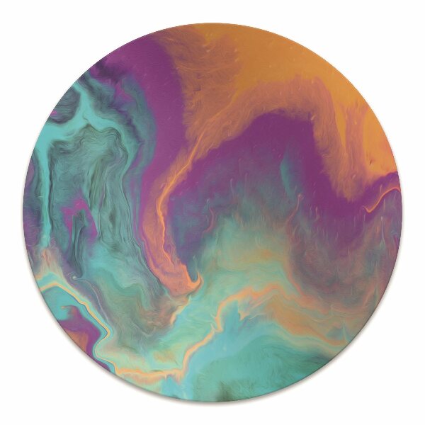 Office chair floor protector colorful patterns