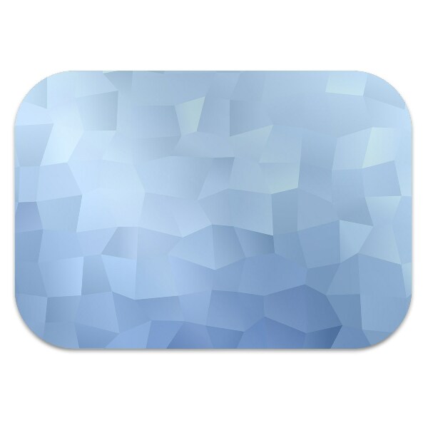 Computer chair mat Abstraction blue
