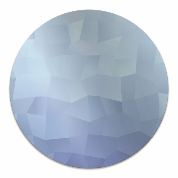 Computer chair mat Abstraction blue