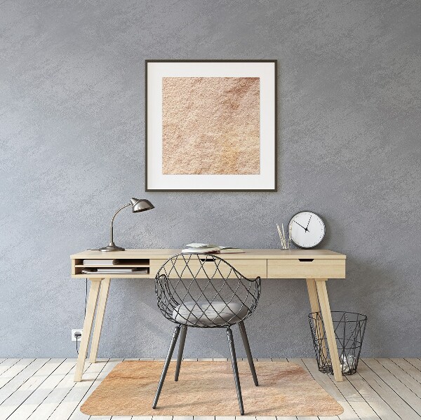 Office chair floor protector Sandstone