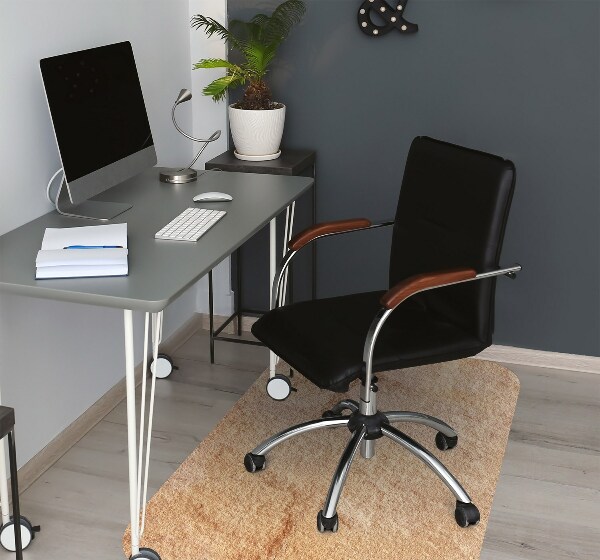 Office chair floor protector Sandstone
