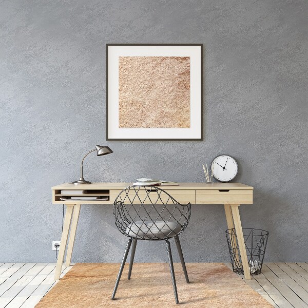 Office chair floor protector Sandstone