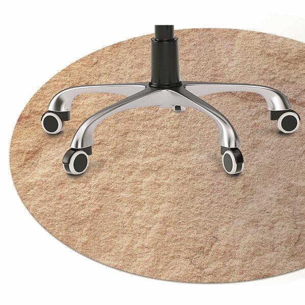 Office chair floor protector Sandstone