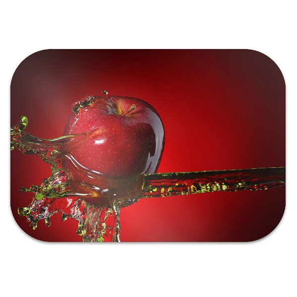 Office chair mat red apple