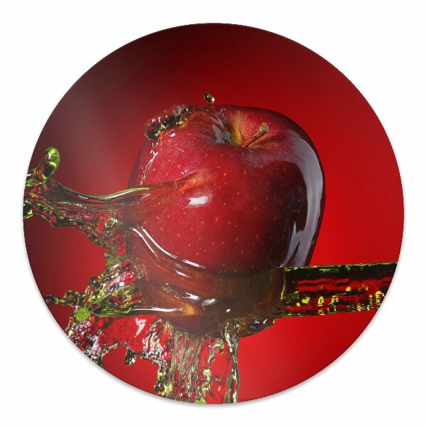 Office chair mat red apple