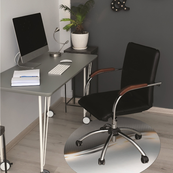 Office chair mat Crossing silver