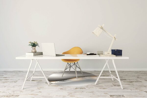 Office chair mat Crossing silver