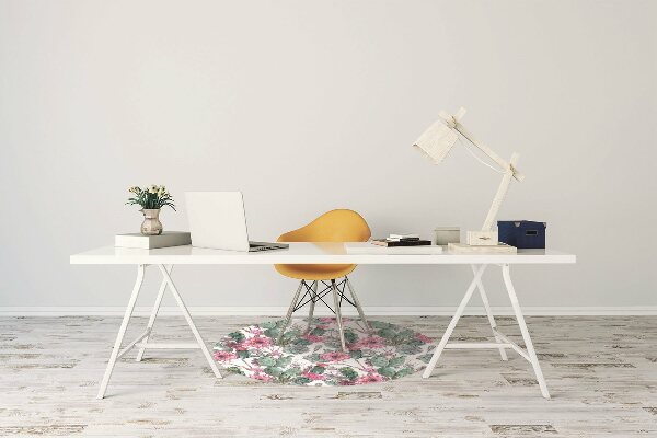 Office chair floor protector Succulents