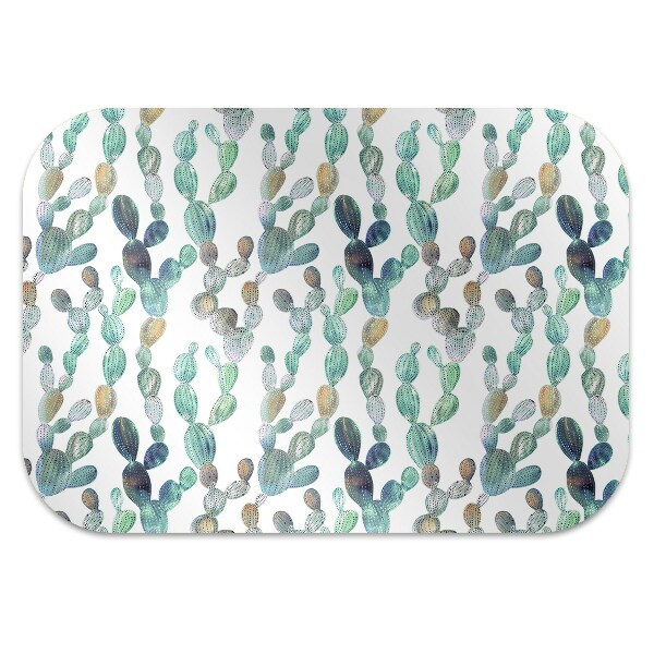 Office chair mat cacti