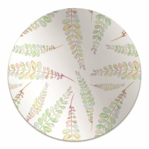 Office chair mat Watercolors leaves
