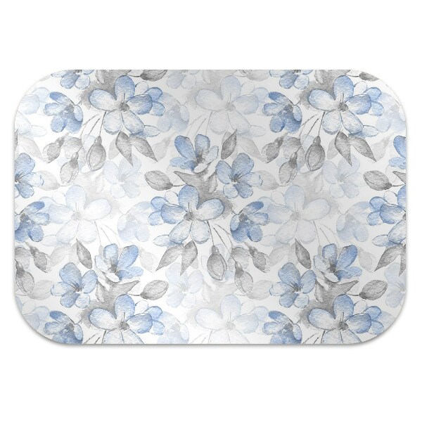 Office chair mat flowers